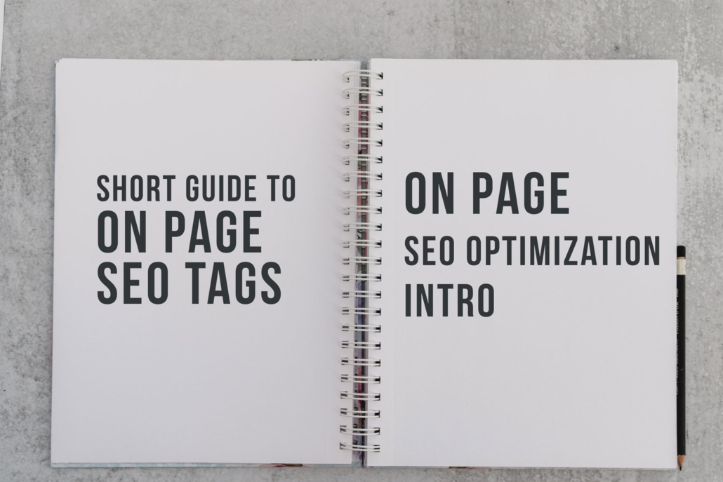 Short Guide to On Page SEO Tags