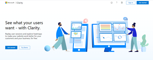 Microsoft Clarity - Free Heatmaps & Session Recordings