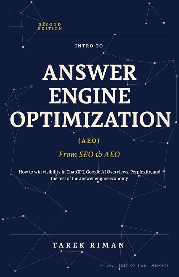 غلاف Intro to Answer Engine Optimization (AEO)